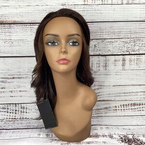 Fonda ST4/30 Brown Highlights Partial Lace 1/2 Wig Lace Front New Synthetic